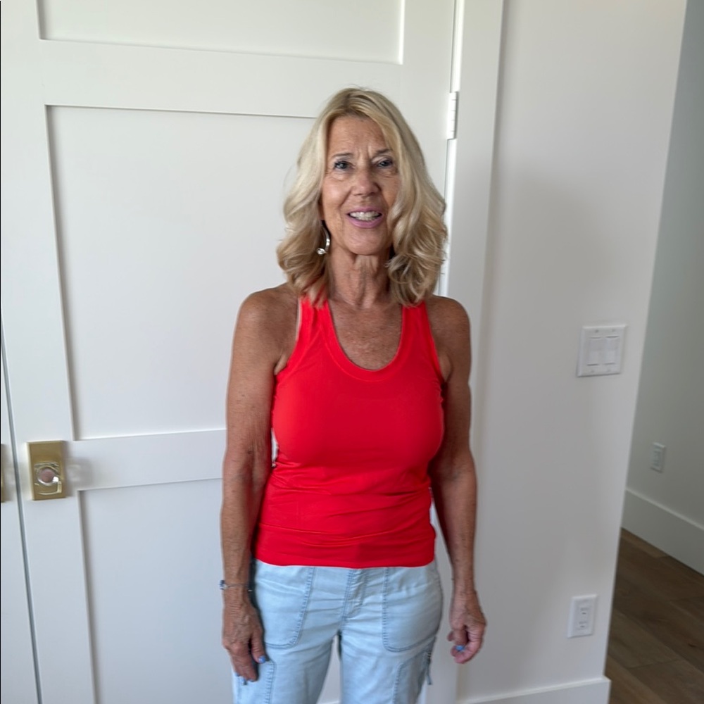 Athleta orange tank Top